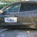 Plaque magnétique pour voiture de fonction