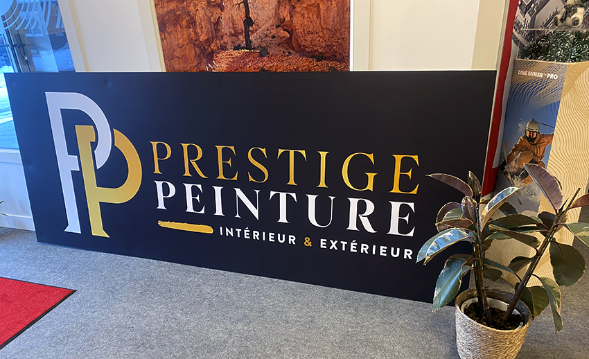 Panneau enseigne Prestige Peinture